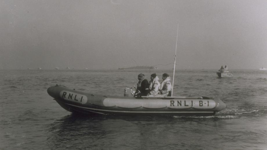 RNLI's first rigid inflatable lifeboat