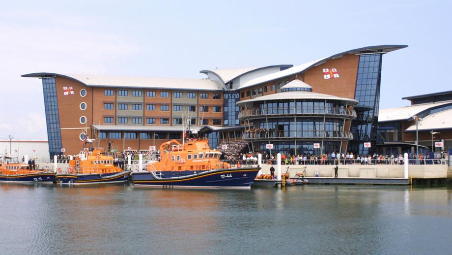 RNLI College on the day of it's official opening by Her Majesty the Queen
