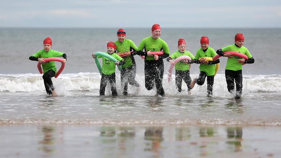 RNLI ASA Swim Safe taking place in South Shields
