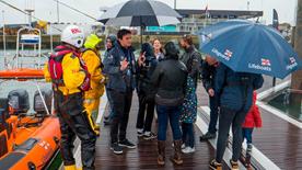 A community presentation at the Southampton Boat Show
