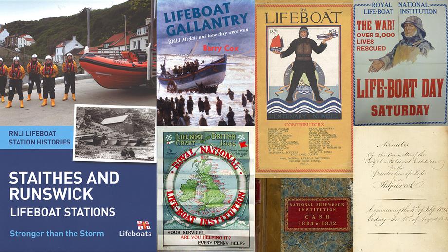 Collection of items from the RNLI archive and library