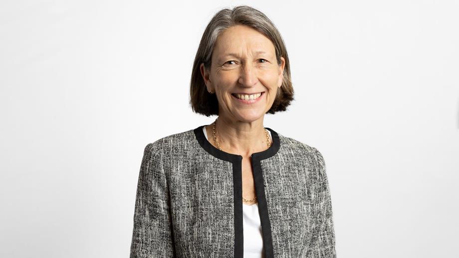 Headshot of a woman wearing a suit