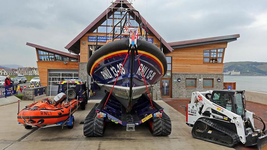The new Llandudno Lifeboat Station, which is larger but consumes no more energy than the smaller station it replaced.