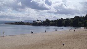 Aberdour Silver Sands Beach near Burntisland in Fife is an RNLI lifeguarded beach.