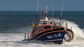 Shannon lifeboat on the water