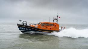 RNLI Invergordon Shannon class lifeboat out on the water