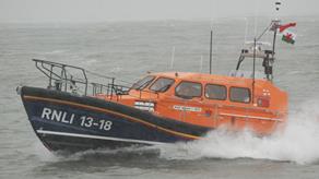 Llandudno RNLI Lifeboat Station Shannon class lifeboat