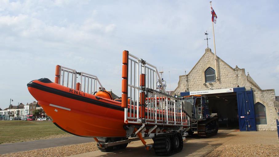 Inshore lifeboat at Walmer Lifeboat Station