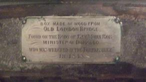 Lid of a snuff box owned by the Reverend John Robb