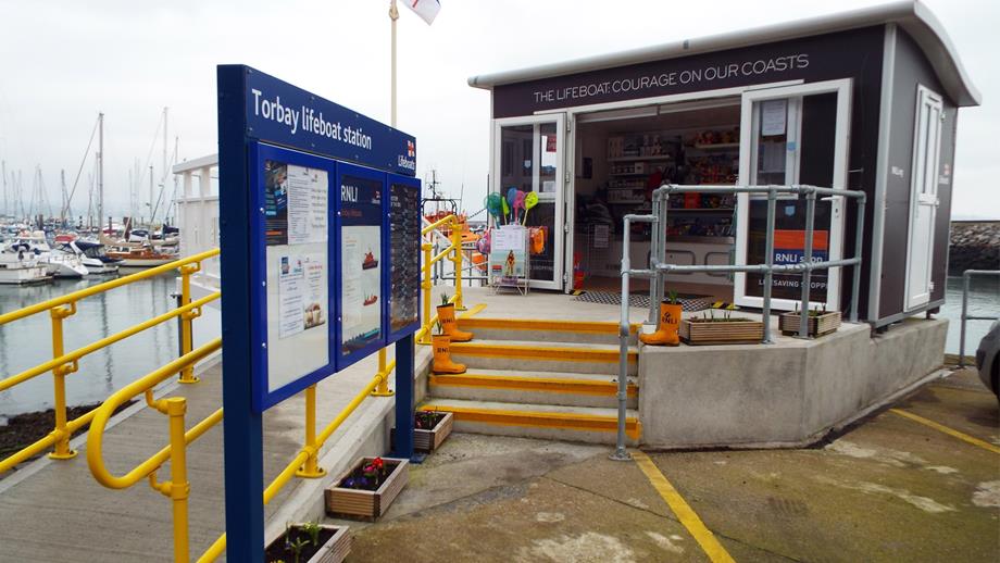 Brixham RNLI kiosk shop