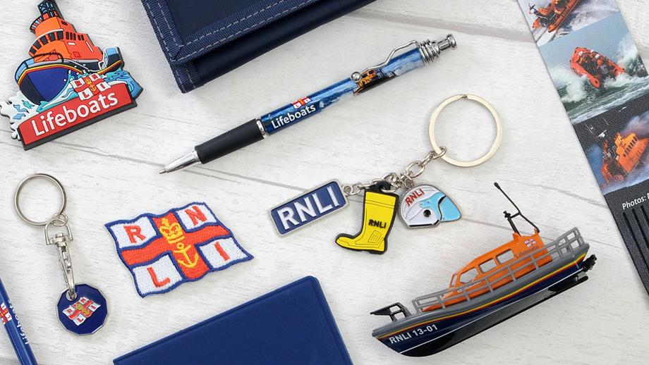 selection of keyrings shaped like boats
