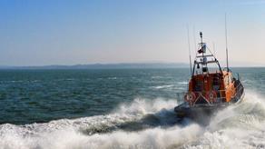 Ilfracombe's Shannon class lifeboat in action