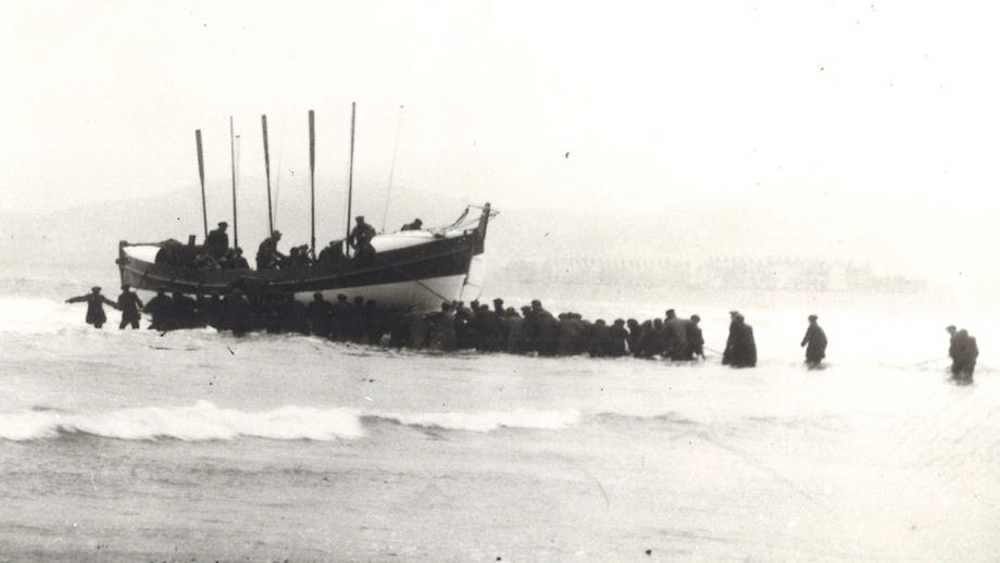James Stevens No.10 St Ives lifeboat being launched