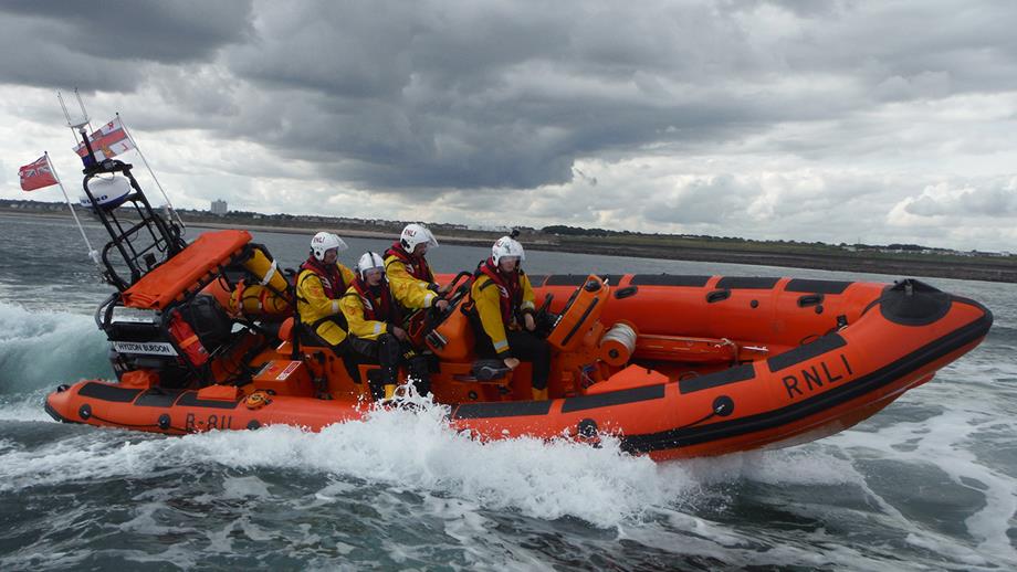 Cullercoats’ Atlantic 85 B class lifeboat, Hylton Burdon