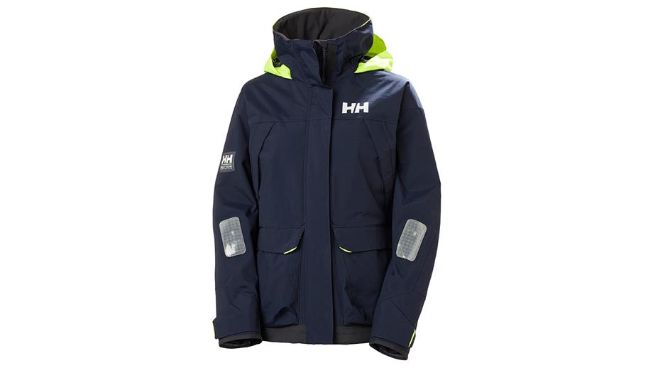 This Helly Hansen sailing jacket is made with HELLY TECH® Performance fabric that will keep you dry from the outside and warm on the inside