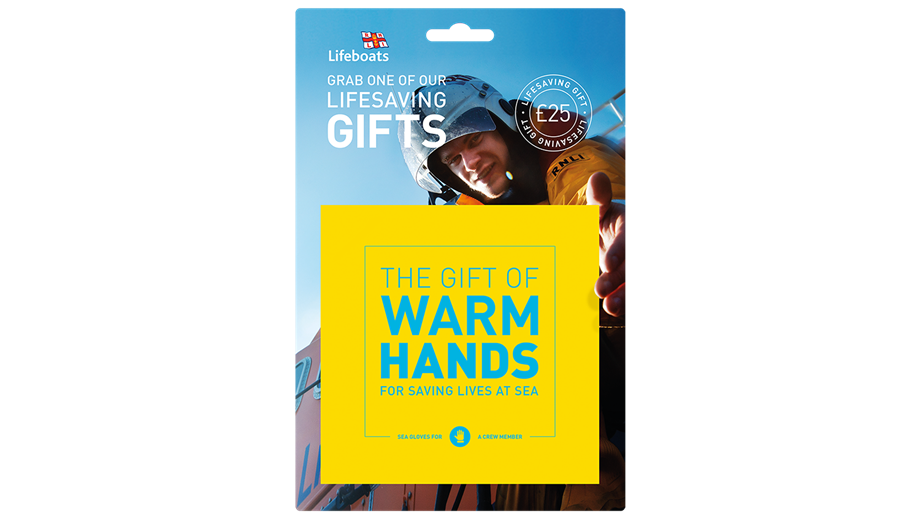 When you buy a virtual gift, like sea gloves for a crew member, we’ll send you a gift card you can personalise with your own message to give to a loved one 