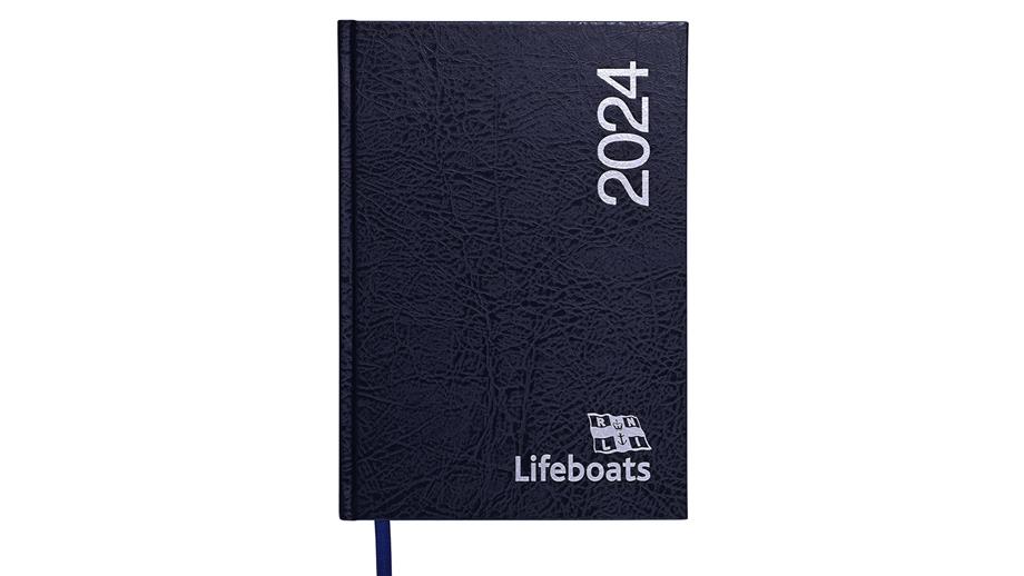 Lifeboats 2024 desk diary, priced £7.