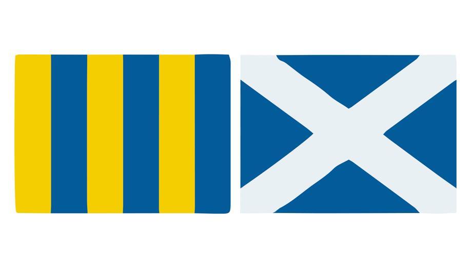 The ‘G’ flag is positioned next to the ‘M’ flag, which will let a nearby vessel know that you are stuck and can’t help yourself. 