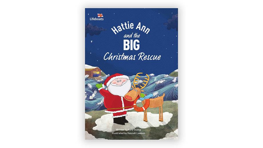Cover of The Big Christmas Rescue – a personalised gift for children, priced £20.