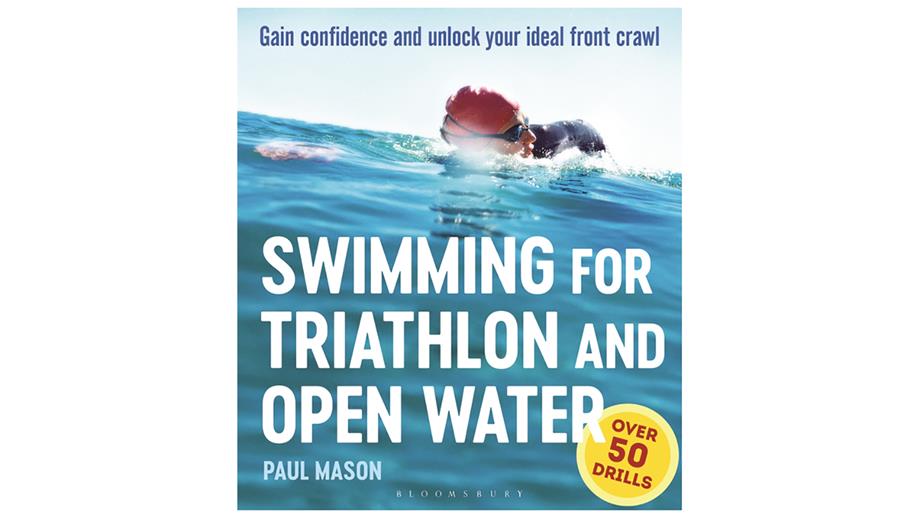 A paperback book titled ‘Swimming for Triathlon and Open Water’ by Paul Mason