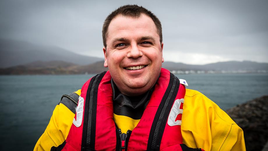 Kyle of Lochalsh crew member and Lifeboat Press Officer, Andrew MacDonald