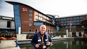 RNLI ambassador Gerald Beddard volunteers as an RNLI College Tour Guide and a bosun