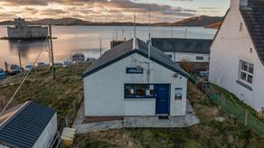 Barra Island’s current lifeboat station - which is not very different to the original building built in 1931