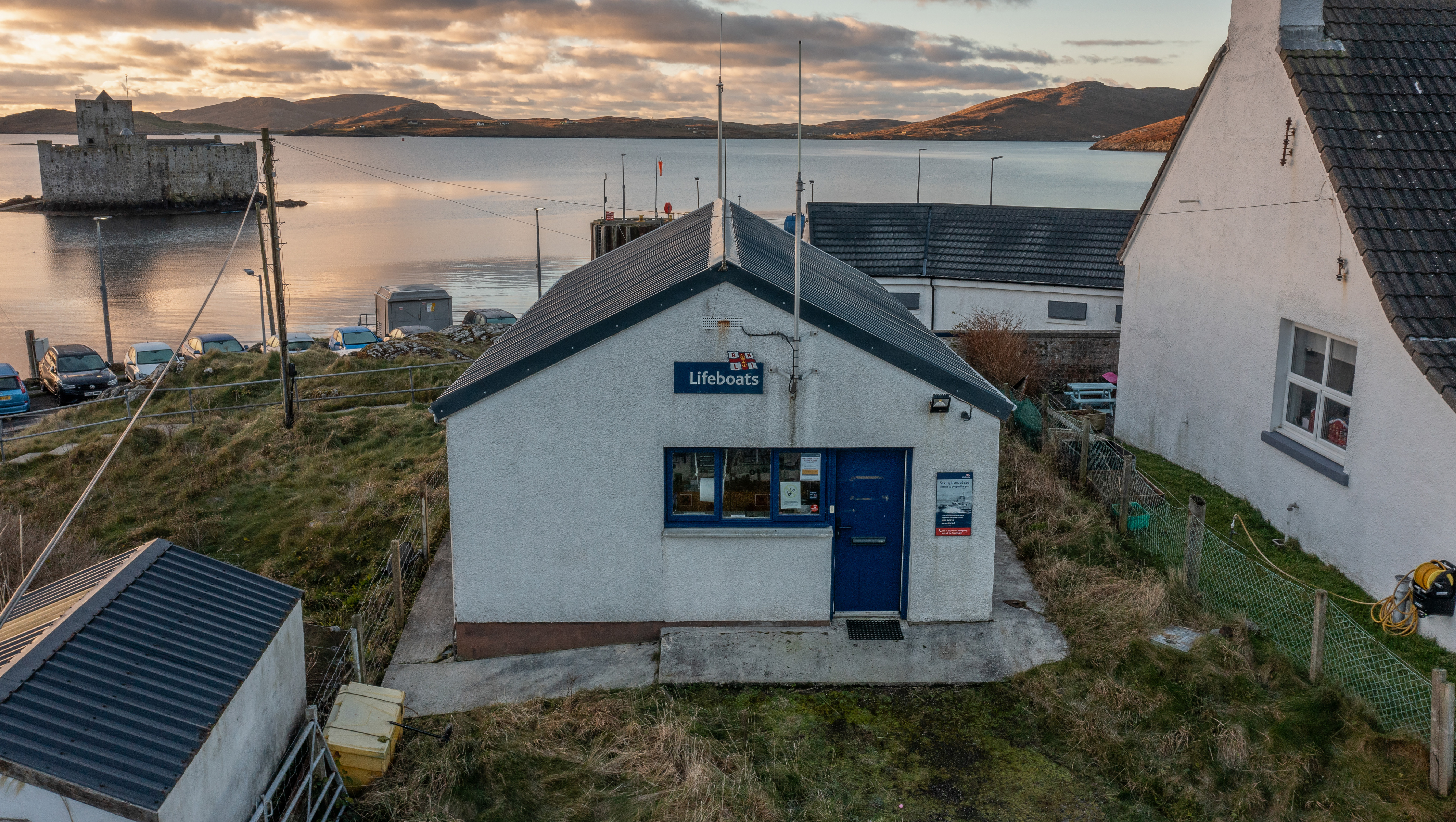 Barra Island’s current lifeboat station - which is not very different to the original building built in 1931