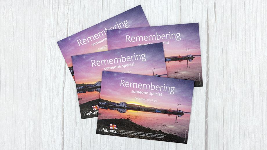 RNLI donation envelopes