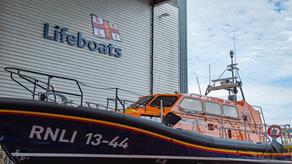 The RNLI’s first legacy lifeboat - Shannon class George and Frances Phelon 13-44 – photographed at the RNLI All-weather Lifeboat Centre. 