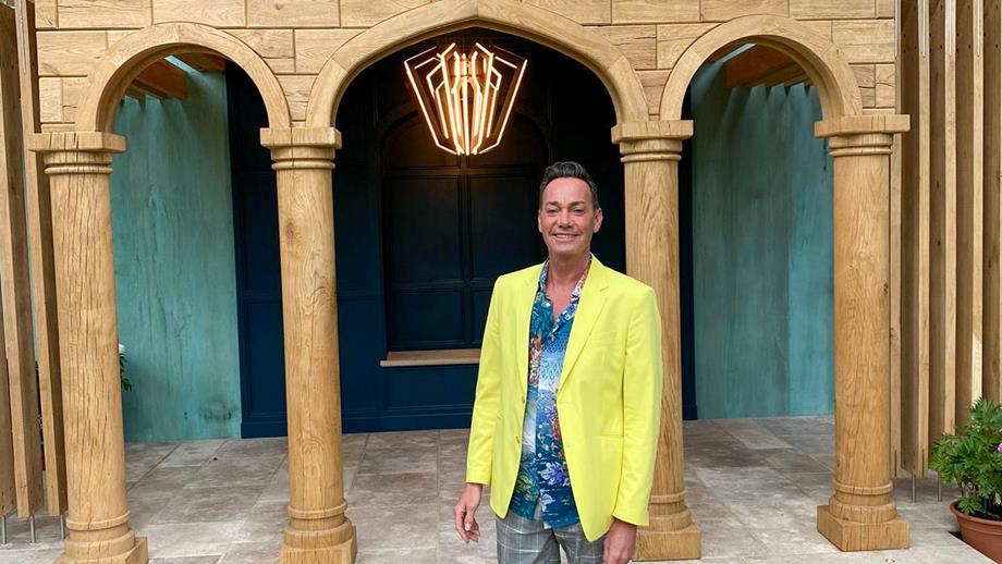 Craig Revel Horwood in our garden at the RHS Chelsea Flower Show.