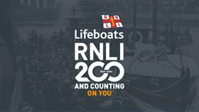 RNLI 200 powerpoint template thumbnail