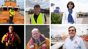 Montage of six RNLI people