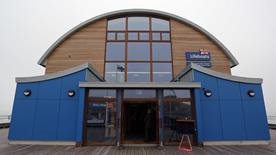 The Mumbles RNLI’s new boathouse on Mumbles Pier