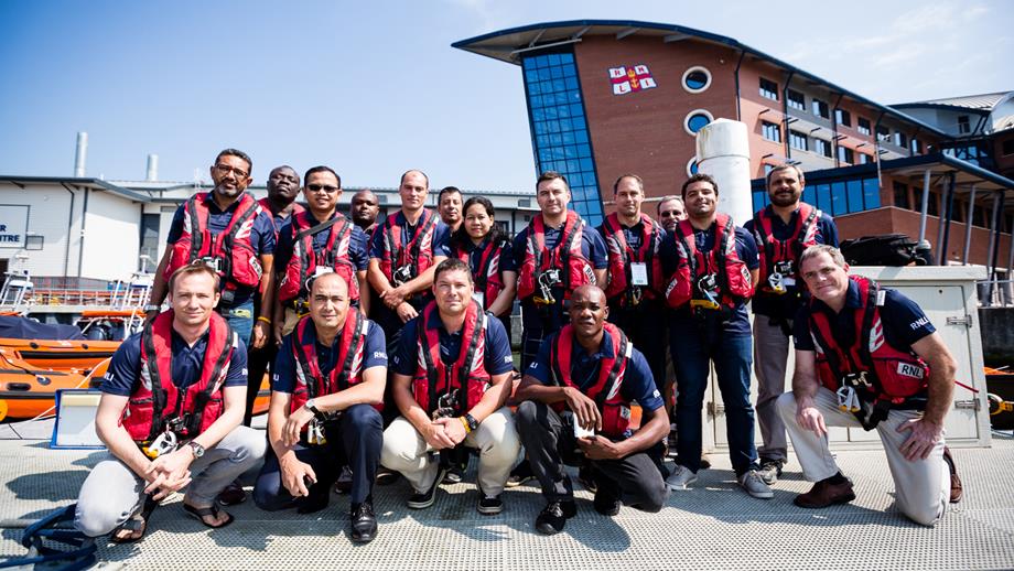 2016 Future Leaders participants outside the RNLI College in Poole