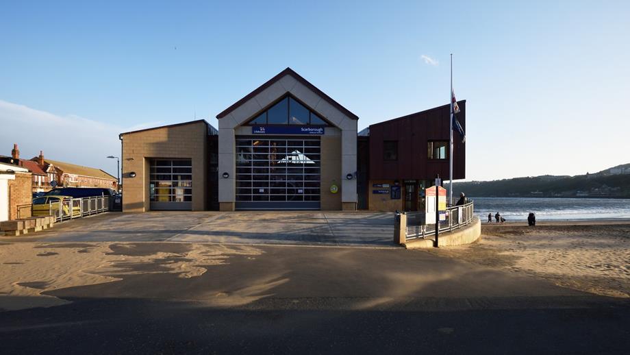 The completed Scarborough Lifeboat Station building