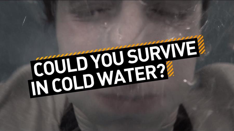 Could you survive in cold water video still