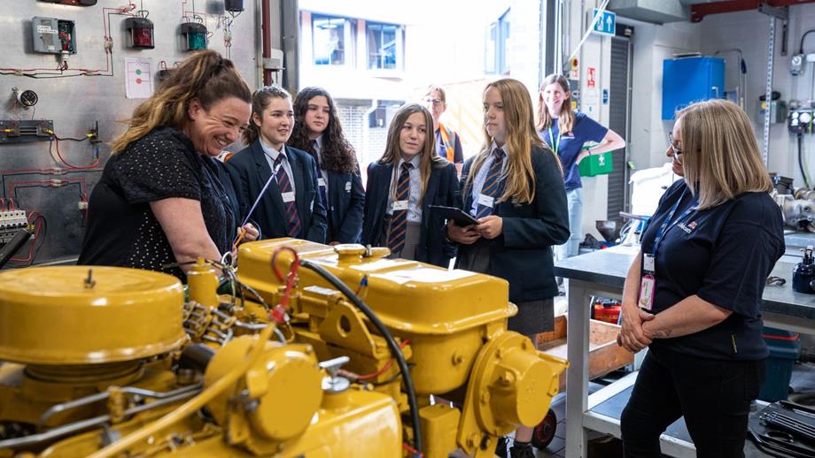 Tour of the engine room for RNLI Women in Engineering Day