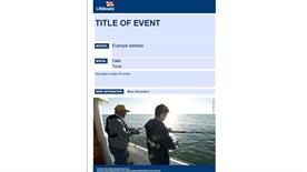 boat angling poster