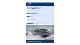 boating poster