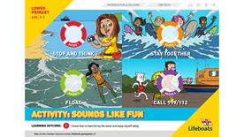 RNLI Sounds Like Fun activity slides