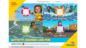 RNLI Sounds Like Fun activity slides