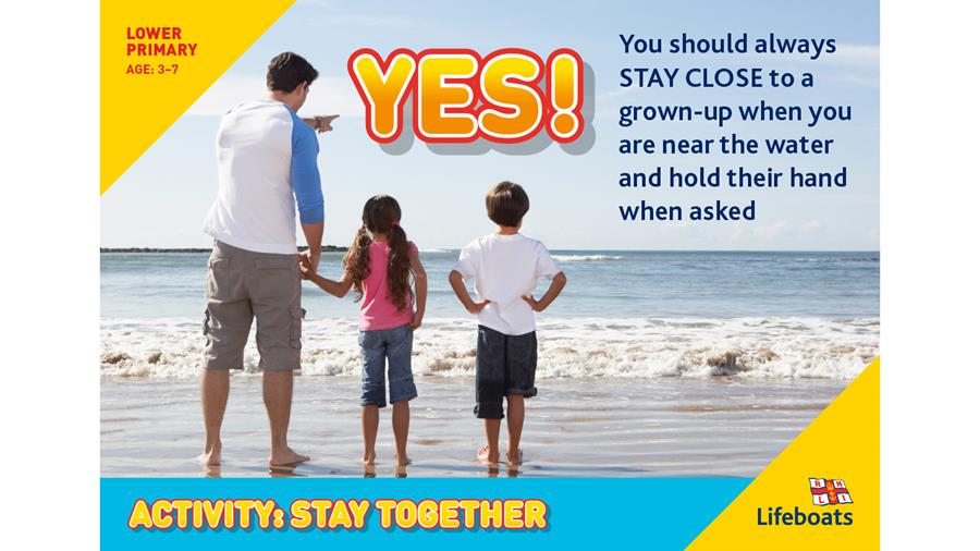 RNLI Stay Together activity presentation slides