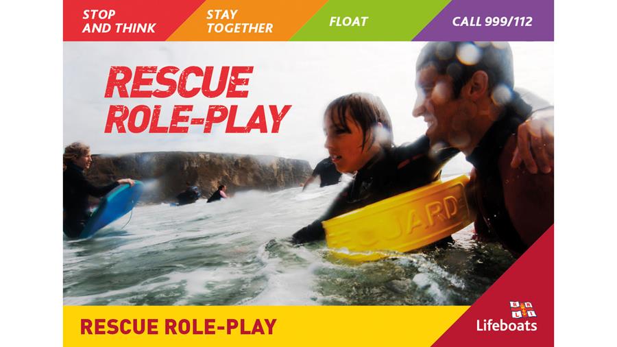 RNLI Rescue Role Play activity slides
