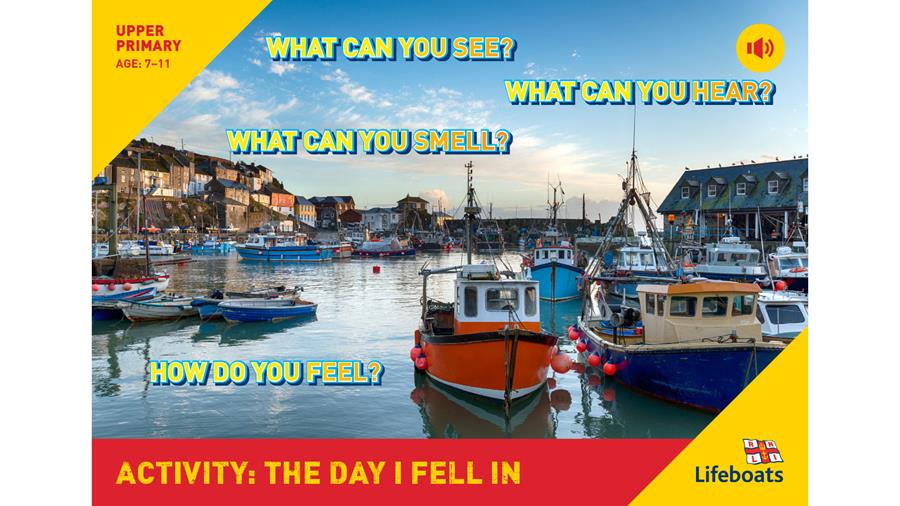 RNLI The Day I Fell In activity slides